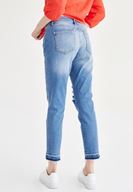 Bayan Mavi Slim Boyfriend Jean