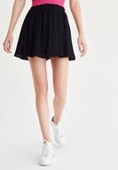 Women Black Pleated Skirt