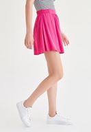 Women Pink Pleated Skirt