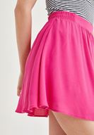 Women Pink Pleated Skirt