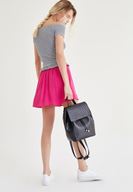 Women Pink Pleated Skirt