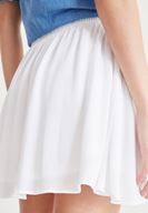 Women White Pleated Skirt