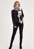 Bayan Siyah Orta Bel Dar Paça Skinny Pantolon