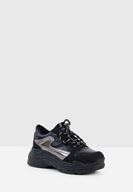 Women Black Stripe Detailed Sneakers