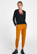 Women Black Crossover Sweatshirt