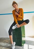 Bayan Sarı Kruvaze Detaylı Sweatshirt