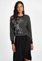 Bayan Çok Renkli Pul Detaylı Sweatshirt