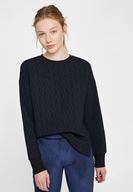 Bayan Çok Renkli Sim Detaylı Sweatshirt