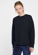 Bayan Çok Renkli Sim Detaylı Sweatshirt