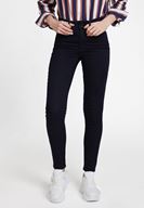 Bayan Mavi Yüksek Bel Denim Pantolon