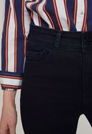 Bayan Mavi Yüksek Bel Denim Pantolon
