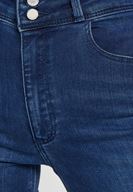 Bayan Mavi Yüksek Bel Denim Pantolon