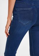 Bayan Mavi Yüksek Bel Denim Pantolon