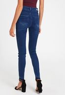 Bayan Mavi Yüksek Bel Denim Pantolon