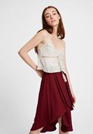 Women Cream Blouse with Lace