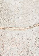 Women Cream Blouse with Lace