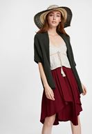 Women Cream Blouse with Lace