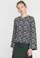 Bayan Çok Renkli Karışık Desenli Sweatshirt