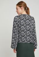 Bayan Çok Renkli Karışık Desenli Sweatshirt