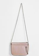 Women Pink Zipper Detail Shoulder Bag