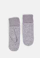 Women Grey Gloves with Elastic Detail
