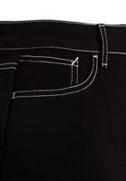 Women Black Skirt with Contrast Details