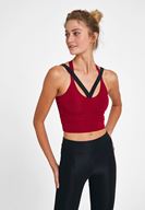 Women Pink Sport Bra with Detail