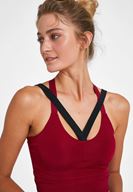 Women Pink Sport Bra with Detail