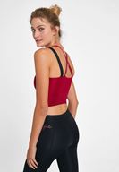 Women Pink Sport Bra with Detail