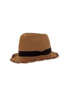 Women Brown Straw Hat with Details