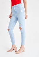 Women Blue High Rise Skinny Denim Jeans