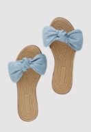 Women Blue Slippers with Details