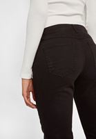 Bayan Siyah Düşük Bel Slim Boyfriend Pantolon