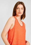 Women Red Tank with Details