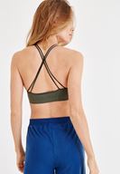 Women Green Bustier with Back Details