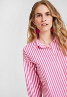 Women Mixed Shirt with Stripe Details