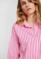 Women Mixed Shirt with Stripe Details