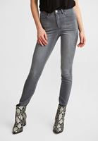 Bayan Gri Ultra Yüksek Bel Skinny Denim