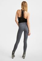 Bayan Gri Ultra Yüksek Bel Skinny Denim
