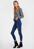Bayan Mavi Ultra Yüksek Bel Skinny Denim