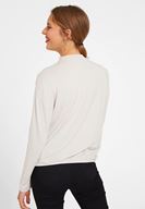 Women Grey Blouse with Choker Details