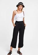 Women White Ruffled Blouse