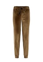 Bayan Yeşil Yumuşak Tuşeli  Jogger Pantolon