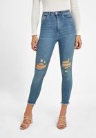 Bayan Mavi Ultra Yüksek Bel Skinny Pantolon