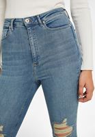 Bayan Mavi Ultra Yüksek Bel Skinny Pantolon