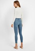 Bayan Mavi Ultra Yüksek Bel Skinny Pantolon