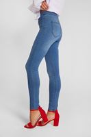 Bayan Mavi Yüksek Bel Denim Jegging