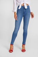Bayan Mavi Yüksek Bel Denim Jegging