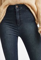Bayan Mavi Ultra Yüksek Bel Denim Pantolon