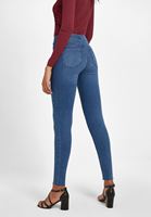 Bayan Mavi Ultra Yüksek Bel Denim Pantolon